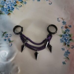 4pc Black and Purple Jewelry Bundle
